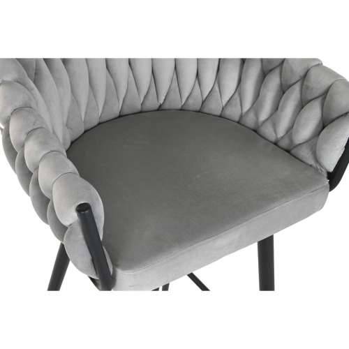 Tabure Home ESPRIT Crna Siva Metal 58 x 53 x 101 cm Cijena
