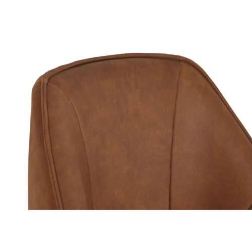 Blagavaonska stolica Home ESPRIT Crna Deva Metal Mikrovlakna 64 x 67 x 85 cm 67 x 64 x 83 cm Cijena