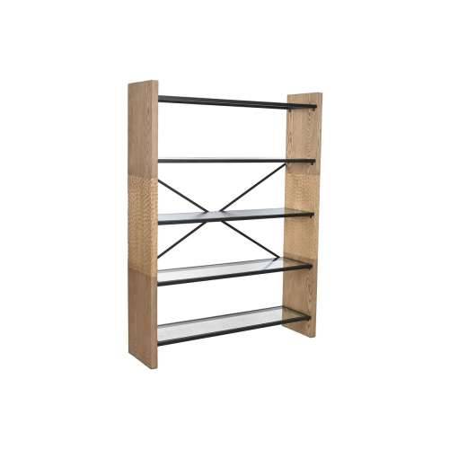 Polica Home ESPRIT Metal Kristal Jelovina 120 x 31 x 158 cm Cijena