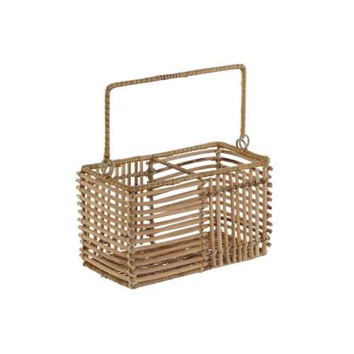 Košara za pribor za jelo DKD Home Decor Smeđa Željezo 20 x 10 x 12 cm Cijena