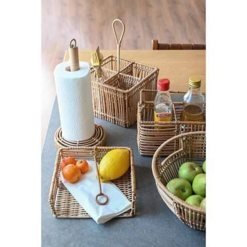 Košara za pribor za jelo DKD Home Decor Smeđa Željezo 20 x 10 x 12 cm Cijena