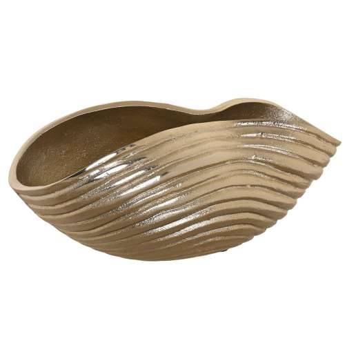 Stolni ukras Home ESPRIT zlatan Apstraktno moderan 30 x 16 x 14 cm Cijena