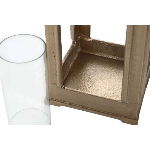Laternas stends Home ESPRIT zlatan Aluminij Kristal Vintage 17 x 17 x 59 cm Cijena