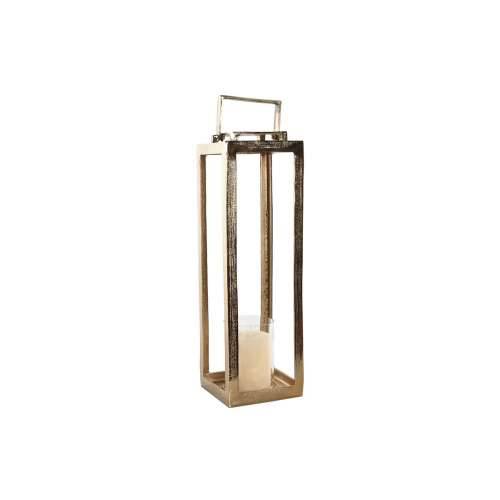 Laternas stends Home ESPRIT zlatan Aluminij Kristal moderan 20 x 20 x 74 cm Cijena