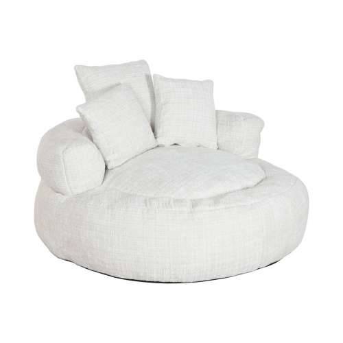 Fotelja Home ESPRIT Bijela 104 x 104 x 50 cm Cijena