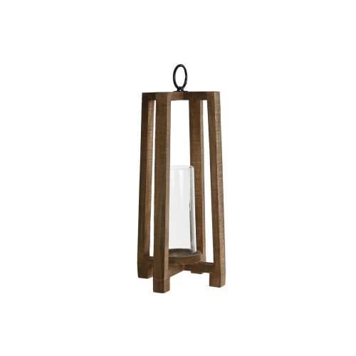 Svijećnjak Home ESPRIT Prirodno Kristal Drvo Manga 27 x 27 x 54 cm Cijena
