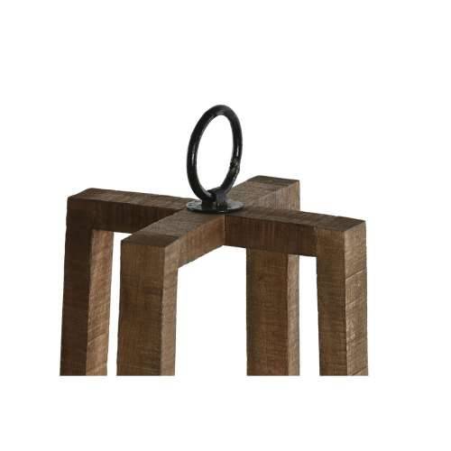 Svijećnjak Home ESPRIT Prirodno Kristal Drvo Manga 27 x 27 x 54 cm Cijena