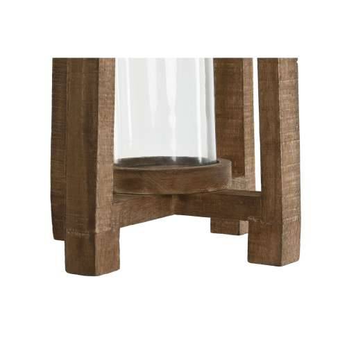 Svijećnjak Home ESPRIT Prirodno Kristal Drvo Manga 27 x 27 x 54 cm Cijena