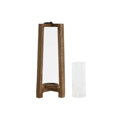 Svijećnjak Home ESPRIT Prirodno Kristal Drvo Manga 27 x 27 x 54 cm Cijena
