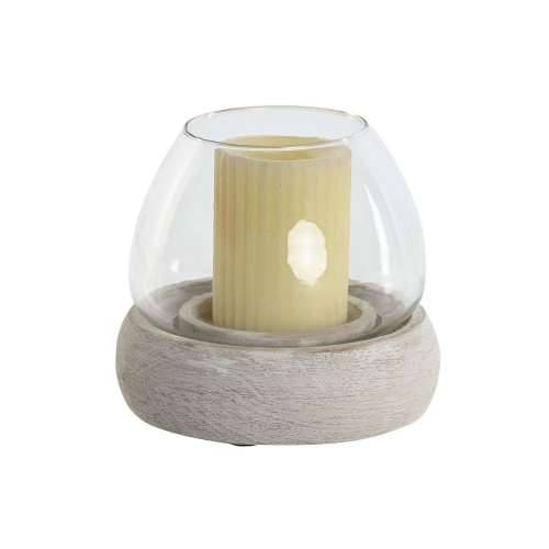 Svijećnjak Home ESPRIT Bijela Prirodno Kristal Drvo Manga 30 x 30 x 40 cm (2 kom.) Cijena