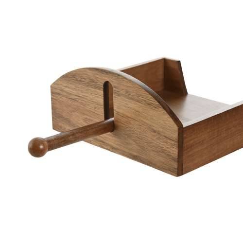 Stalak za salvete Home ESPRIT Prirodno Drvo akacije 19 x 21 x 8,8 cm Cijena