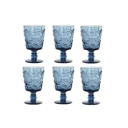 Set Čaša Home ESPRIT Plava Kristal 345 ml (6 kom.) Cijena