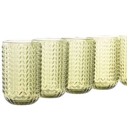 Set Čaša Home ESPRIT Zelena Kristal S olakšanjem 420 ml (6 kom.) Cijena