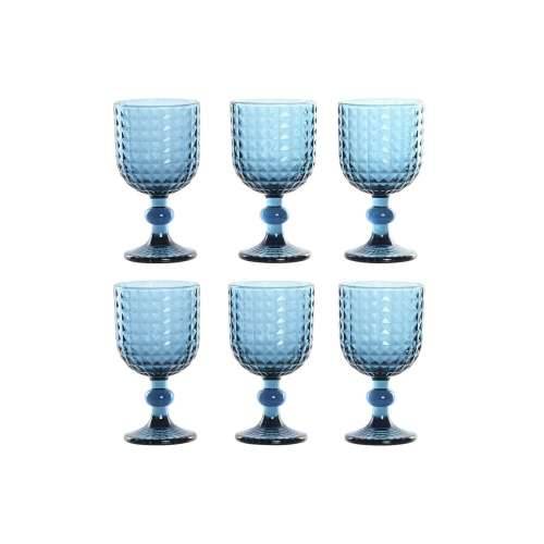 Set Čaša Home ESPRIT Plava Kristal 260 ml (6 kom.) Cijena