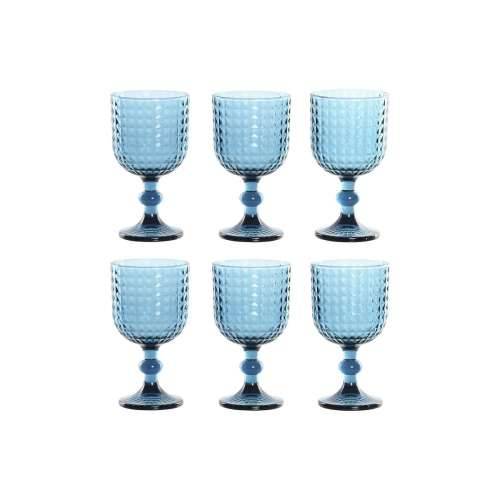 Set Čaša Home ESPRIT Plava Kristal 380 ml (6 kom.) Cijena