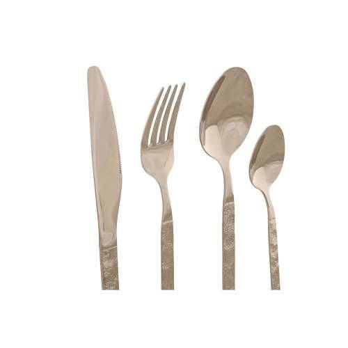 Pribor za Jelo Home ESPRIT Srebrna Nehrđajući Čelik 15 x 7 x 24 cm 16 Dijelovi Cijena