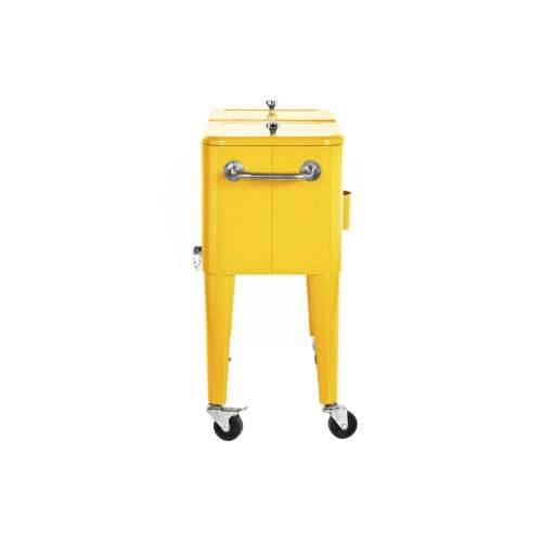 Prenosivi Hladnjak Home ESPRIT Rumena Čelik polipropilen 56 L 74 x 43 x 80 cm Cijena