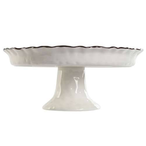 Plakans šķīvis Home ESPRIT Bijela Smeđa Porculan 26 x 26 x 11 cm Cijena