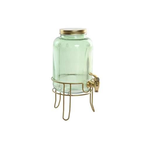 Raspršivač vode Home ESPRIT Zelena zlatan Metal Kristal 4 L 16 x 16 x 24,6 cm Cijena