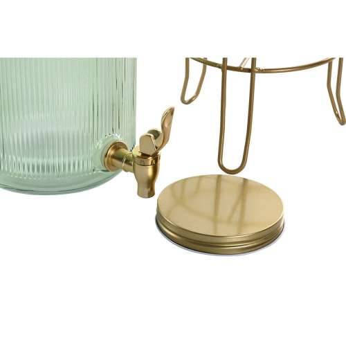 Raspršivač vode Home ESPRIT Zelena zlatan Metal Kristal 4 L 16 x 16 x 24,6 cm Cijena