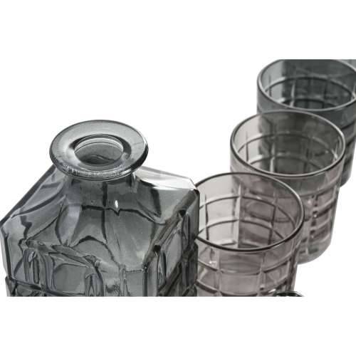 Set čaša s bocom Home ESPRIT Siva Kristal gradski 900 ml Cijena