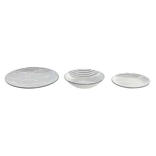 Posuđe za jelo Home ESPRIT Plava Porculan Crte Mediteran 18 Dijelovi Cijena