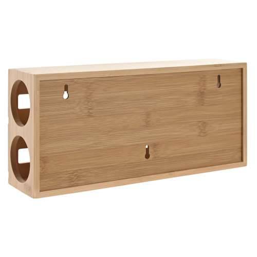 Stalak za Papirnati Ručnik Home ESPRIT Prirodno Bambus 33,5 x 7 x 14,5 cm Cijena