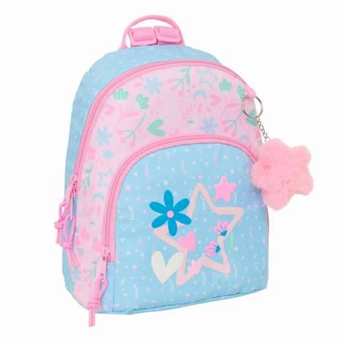 Ruksak BlackFit8 Smile Roza Svetlo Plava 25 x 30 x 13 cm Mini Cijena