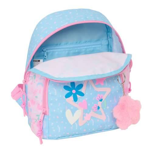 Ruksak BlackFit8 Smile Roza Svetlo Plava 25 x 30 x 13 cm Mini Cijena