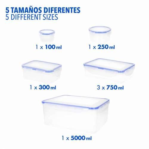 Set Složivih Hermetičnih Kuhinjskih Posuda Max Home 29 x 12 x 20 cm 6 kom. Cijena