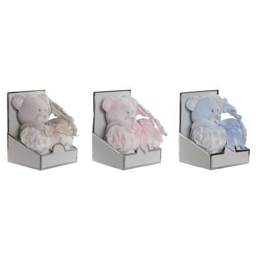 Poklon Set za Bebu Home ESPRIT Plava Bež Roza Poliester (3 kom.) Cijena