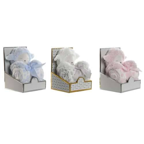 Poklon Set za Bebu Home ESPRIT Plava Bež Roza Poliester (3 kom.) Cijena