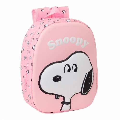 Dječji Ruksak Snoopy Roza 27 x 33 x 10 cm 3D Cijena