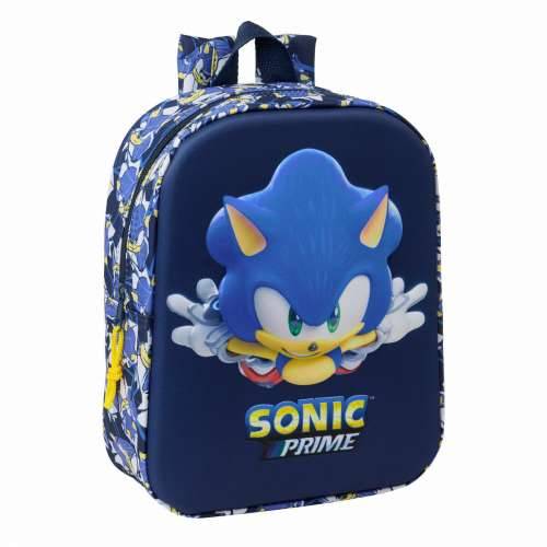 Školski Ruksak Sonic City Plava 22 x 27 x 10 cm Cijena