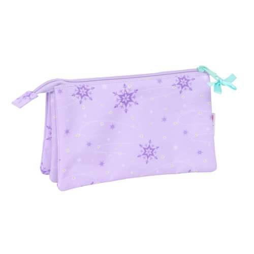 Trostruka pernica Frozen Spirit Lila 22 x 12 x 3 cm Cijena