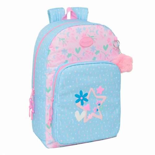 Školski Ruksak BlackFit8 Smile Plava Roza 30 x 46 x 14 cm Cijena
