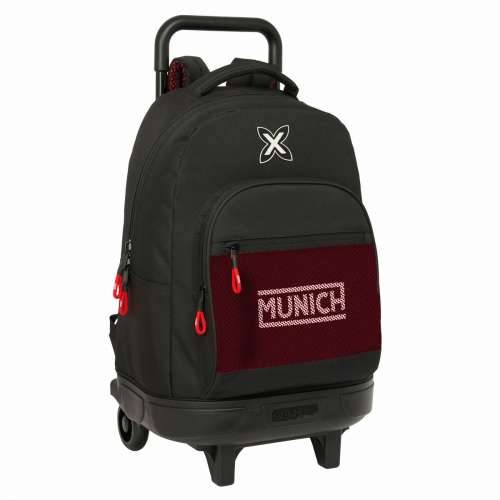 Školski Ruksak s Kotačima Munich Vulcan Crna 33 x 45 x 22 cm Cijena