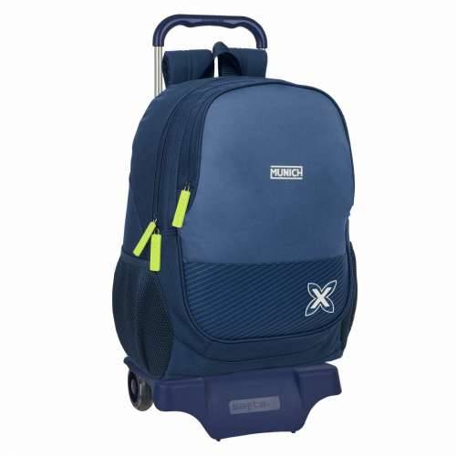 Školski Ruksak s Kotačima Munich Blue indigo Plava 32 x 44 x 16 cm Cijena