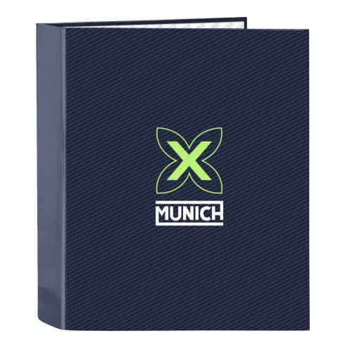 Registrator s prstenovima Munich Blue indigo Plava A4 27 x 33 x 6 cm Cijena