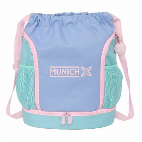 Torba-ruksak s Trakama Munich Mellow Plava Roza Nebeški 35 x 40 x 1 cm Cijena