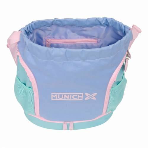 Torba-ruksak s Trakama Munich Mellow Plava Roza Nebeški 35 x 40 x 1 cm Cijena