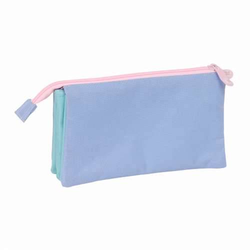 Trostruka pernica Munich Mellow Plava Roza Nebesko plava 22 x 12 x 3 cm Cijena