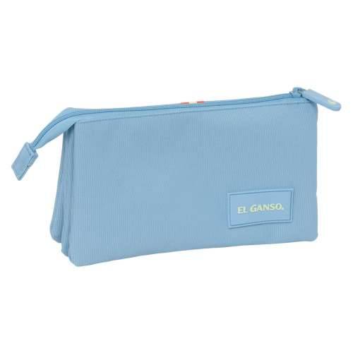 Trostruka pernica El Ganso Cerulean Plava 22 x 12 x 3 cm Cijena
