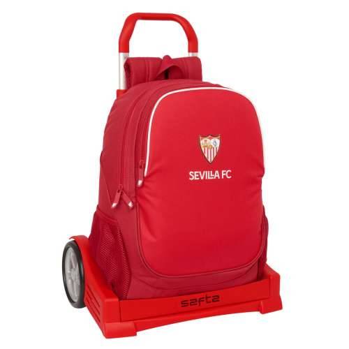Školski Ruksak s Kotačima Sevilla Fútbol Club Crvena 32 x 43 x 14 cm Cijena