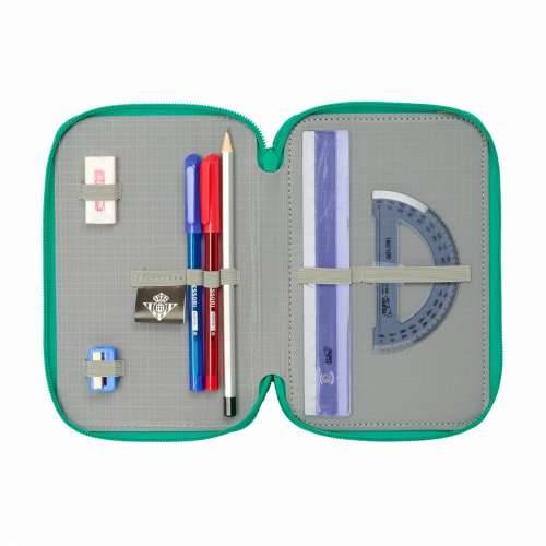 Trodijelna Pernica Real Betis Balompié Akvamarin 12,5 x 19,5 x 5,5 cm 37 Dijelovi Cijena