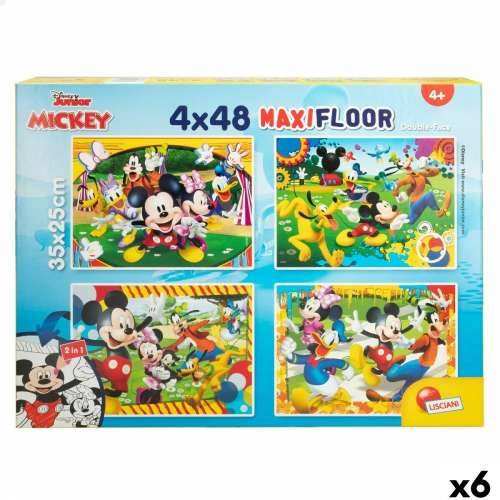 Set 4 Puzzle Mickey Mouse 35 x 1,5 x 25 cm 48 Dijelovi (6 kom.) Cijena