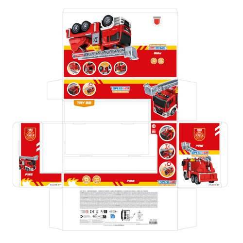 Vatrogasno vozilo sa svjetlom i zvukom Speed & Go 34 x 25 x 12 cm (4 kom.) Cijena