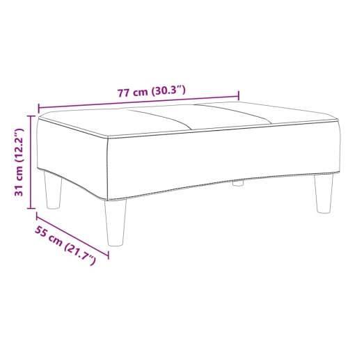 Tabure žuti 77x55x31 cm baršunasti - Žuta 1 Cijena