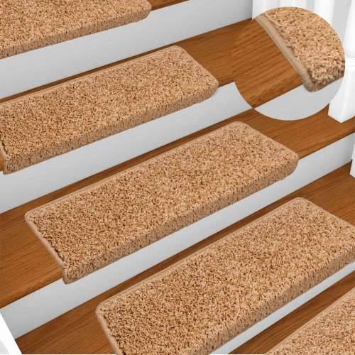 Otirači za stepenice 30 kom 65x21x4 cm bež - Bež 65 x 21 x 4 cm 30 Cijena