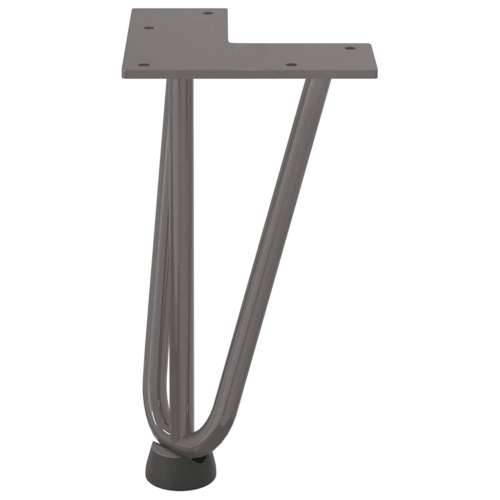 Noge s ukosnicama za stolić za kavu 4 kom. Prirodni čelik 20 cm Puni čelik - Prirodna 20 cm 1 3 rods Cijena